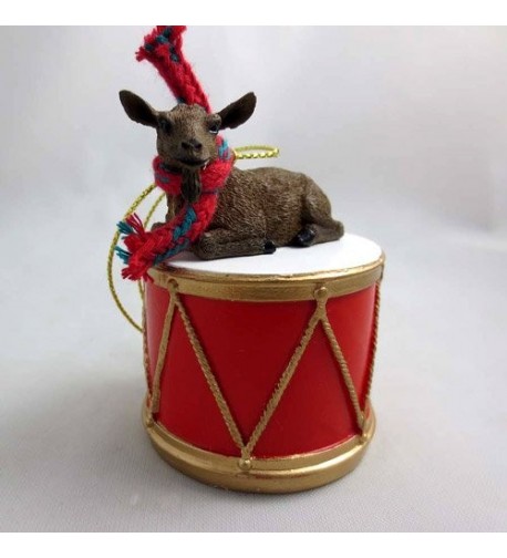 Little Drummer Brown Christmas Ornament