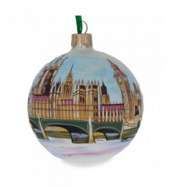 3 25 London Glass Christmas Ornament