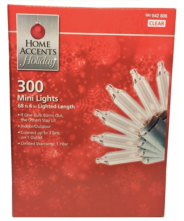 300 Mini Lights Lighted Length