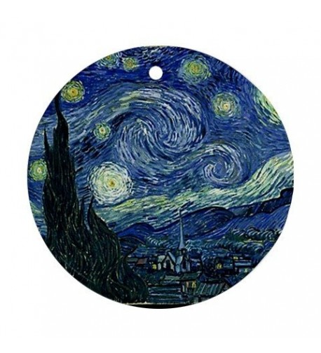 Starry Night Ornament porcelain Christmas