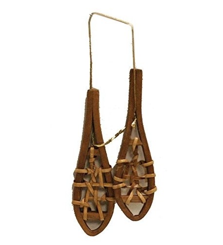 Wooden Snowshoes Collectible Ornament Decoration