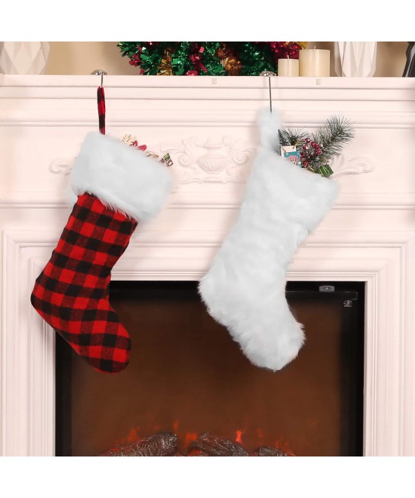 Jovitec Christmas Stockings Fireplace Decoration