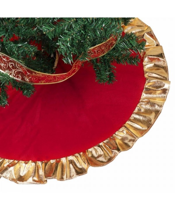Christmas Golden Non Woven Decorations 35 inch