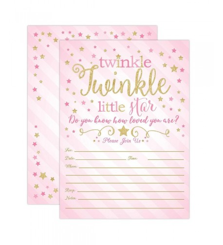 Twinkle Little Invitations Invites Envelopes