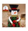 HelaJoy Snowman Christmas Tree Topper