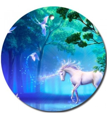 MYDply Unicorn Ornament porcelain Christmas