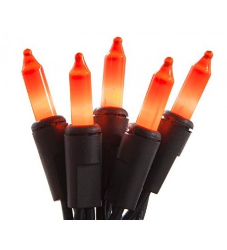 Holiday Essentials Orange Halloween Lights