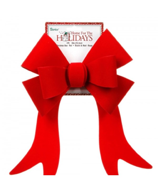 Decoration PVC Bow Red Inch