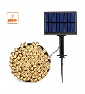 Solar String Lights Charge White