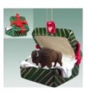 Buffalo Gift Box Christmas Ornament