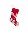 Winter Snowflak Polyester Christmas Stocking