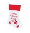 Christmas Shop Stocking Size White