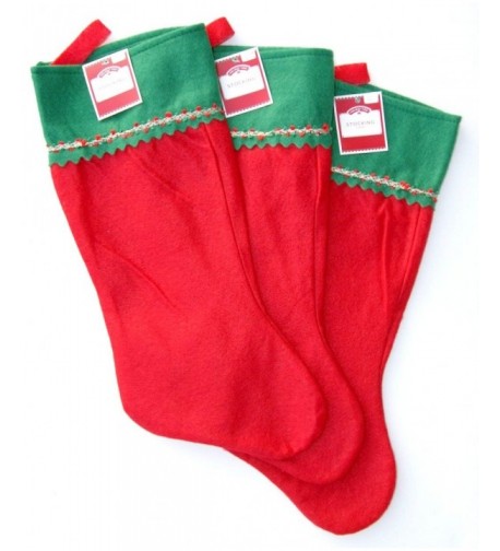 Holiday Time Green Christmas Stocking