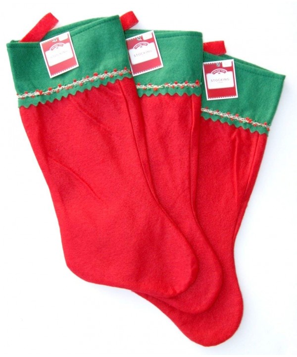 Holiday Time Green Christmas Stocking