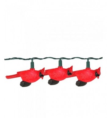 Festive Cardinal Novelty Christmas Lights