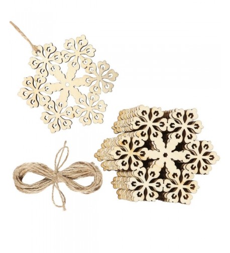 Aneco Hollowed Christmas Snowflake Ornaments