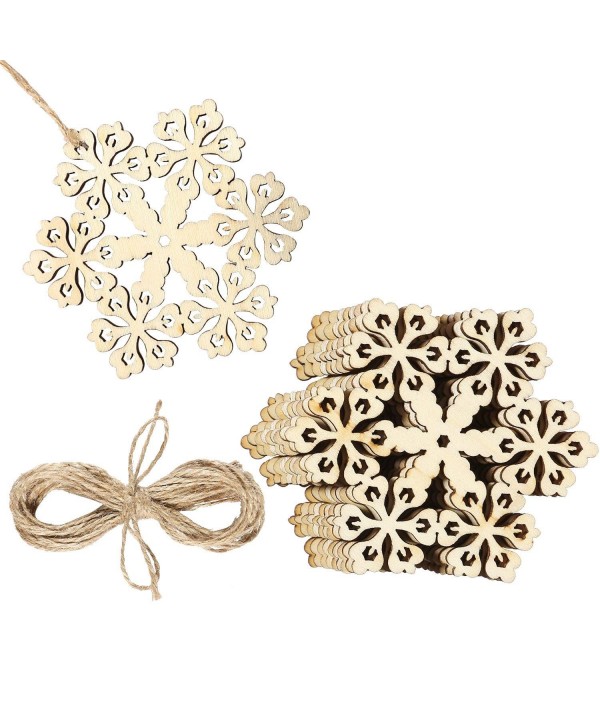Aneco Hollowed Christmas Snowflake Ornaments
