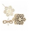 Aneco Hollowed Christmas Snowflake Ornaments