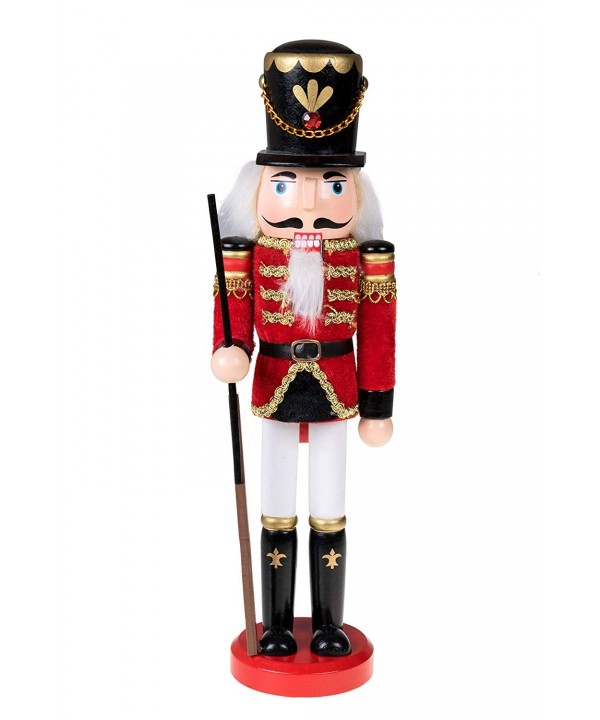 Traditional Wooden Soldier Nutcracker with Rifle Festive Christmas ...