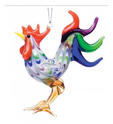 Crafted Christmas Ornament Figurine Rooster