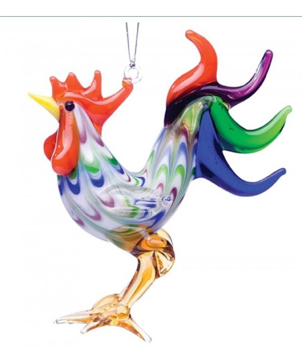 Crafted Christmas Ornament Figurine Rooster