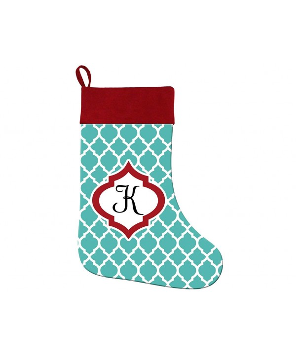 Personalized Monogram Holiday Christmas Stocking