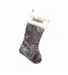 GiftsForYouNow Silver Sequin Embroidered Stocking