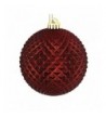 Vickerman 530504 4 Burgundy Christmas Ornament
