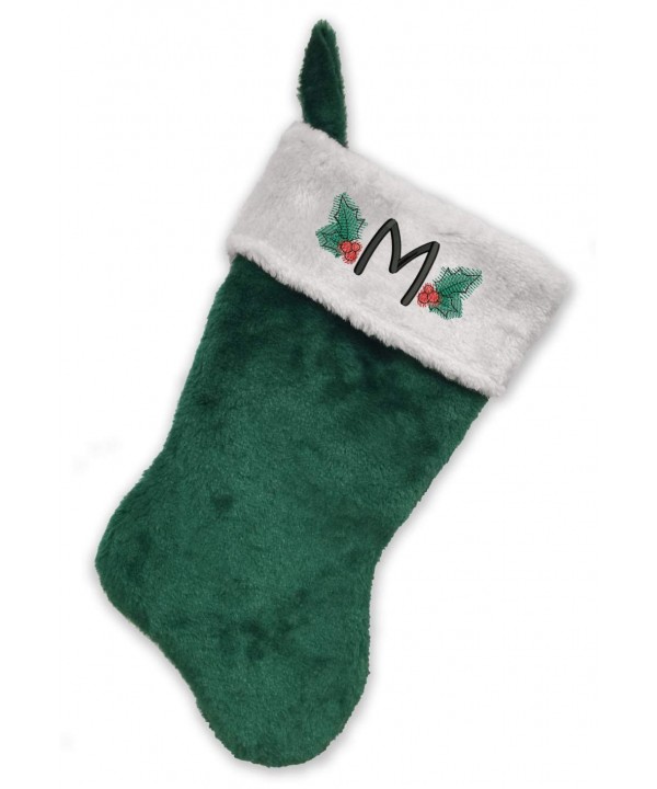 Monogrammed Me Embroidered Christmas Stocking