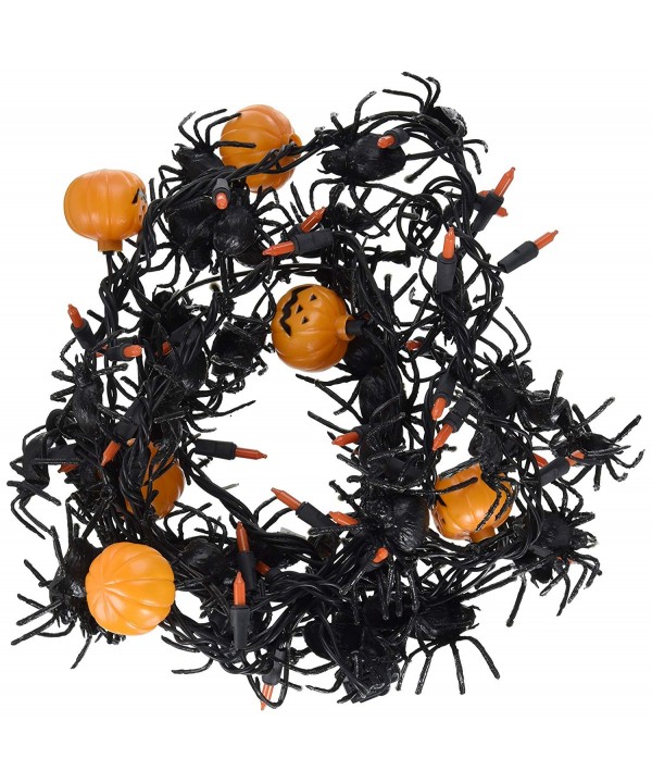 Darice 50 Light Pumpkin Lighted Garland