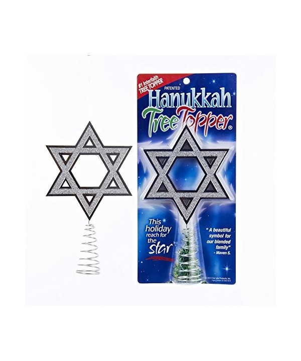 Kurt Adler Sparkling Hanukkah Plastic