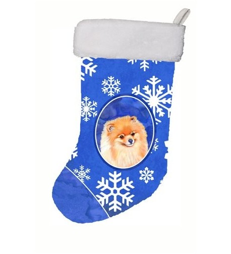 Carolines Treasures Pomeranian Snowflakes Multicolor