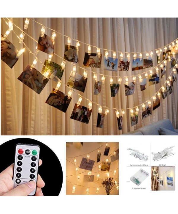 Ablest Photo Clothespin String Lights