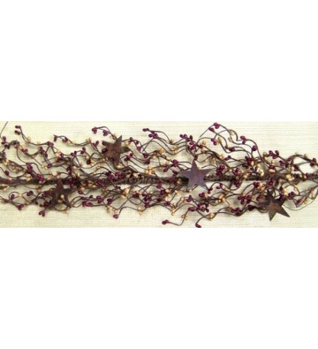 CWI Gifts Garland 40 Inch Burgundy