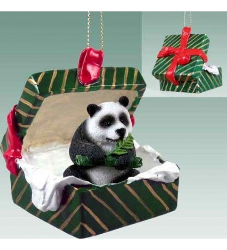 Panda Bear Gift Christmas Ornament