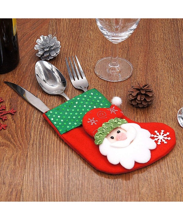 12 Pcs Mini Christmas Stockings with A Christmas Hat - 3D Santa Snowman ...