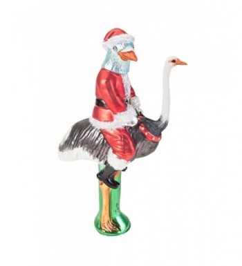 Santa Pigeon Ostrich Tree Topper