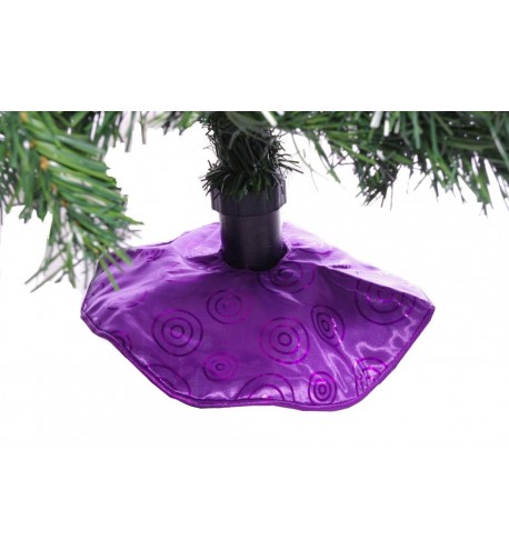 Mini Purple Christmas Tree Skirt