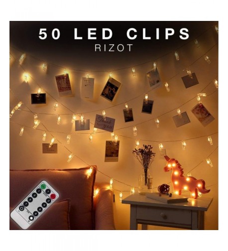 Photo Clips String Lights Remote