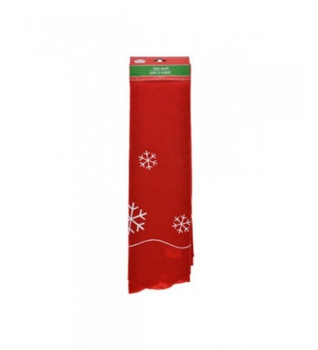 Christmas House Festive Skirt Snowflakes