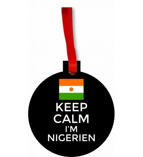 Nigerien Niger Hardboard Holiday Ornament