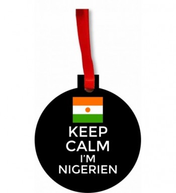 Nigerien Niger Hardboard Holiday Ornament