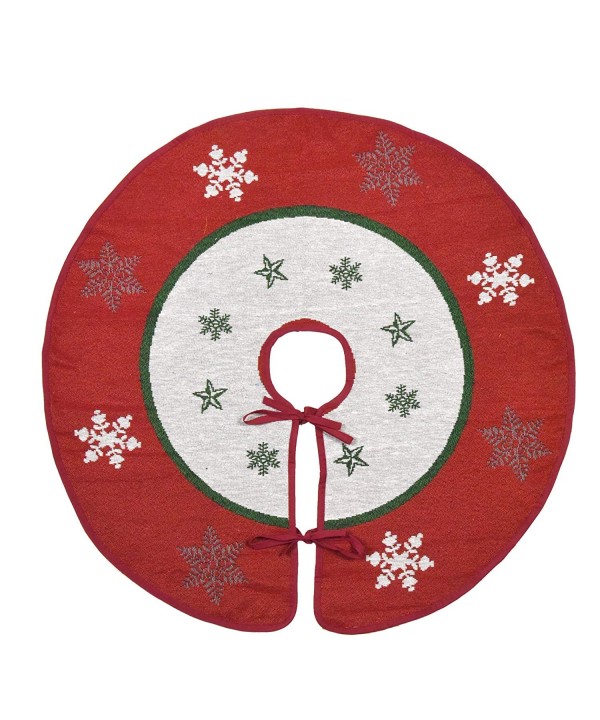 Primode Snowflakes Jacquard Holiday Decoration