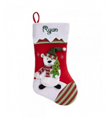 Personal Creations Personalized Wonderland Stocking Polar