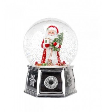 Spode Christmas Musical Santa Globe