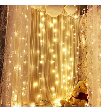 String lights Curtain Wedding Certification