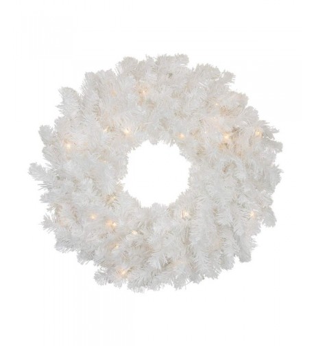 Darice Pre Lit Artificial Christmas Wreath