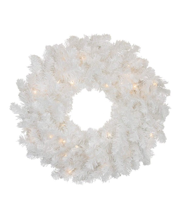 Darice Pre Lit Artificial Christmas Wreath