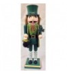 Irish Clover Wooden Christmas Nutcracker