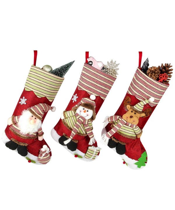 Costyleen Christmas Stockings Reindeer Decorations